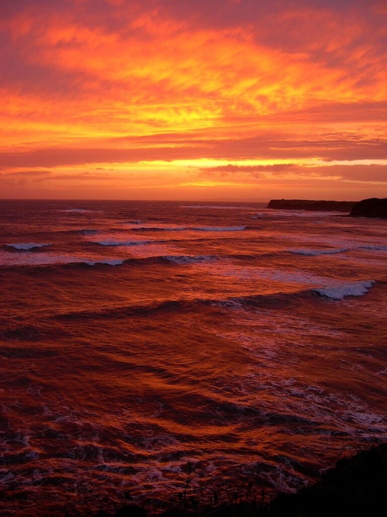 kimmeridge bay, sunset, sea-1009603.jpg